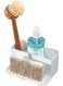 iDesign Recycled Plastic Sink Caddy with Tray - 4.72&acirc;&euro; L x 6&acirc;&euro; W x 2.8&acirc;&euro; H, White