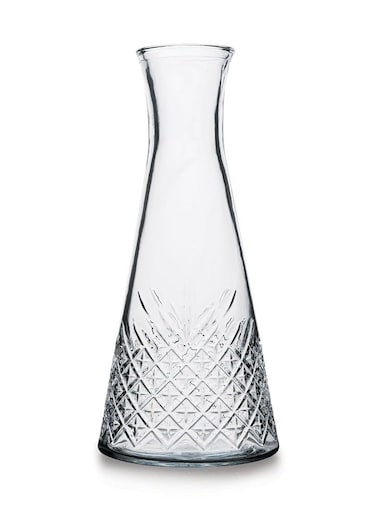 Timeless Glass Carafe, 940 Ml Capacity, 264 Mm Height, 65 Mm Diameter Clear