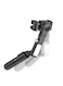 Q18 3-in-1 Desktop Gimbal Stabilizer &ndash; Selfie Stick Tripod with Built-in Fill Light, 360&deg; Rotation, Anti-Shake Stabilization, and Bluetooth Remote &ndash; Black