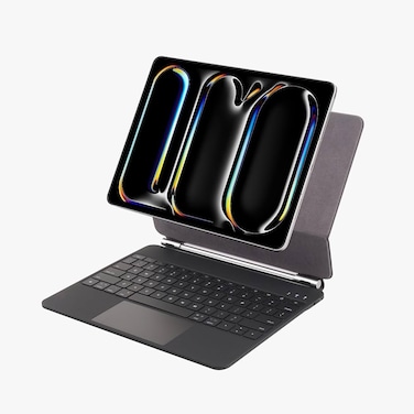 Green Lion Magic Keyboard Case Compatible With iPad Pro 13&rdquo; Pencil Holder Scissor Holder High Sensitivity Touchpad Superior Keyboard Quality Backlight With Brightness 360-Degree Rotation Foldable