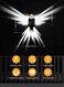 Eagle Wall Light &ndash; Remote Control Magnetic Wall-Mounted Eagle Night Lamp for Bedroom, Living Room, and Hallway   Battery Operated &amp; Removable Charging Eagle Light