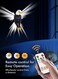 Eagle Wall Light &ndash; Remote Control Magnetic Wall-Mounted Eagle Night Lamp for Bedroom, Living Room, and Hallway   Battery Operated &amp; Removable Charging Eagle Light