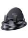 YESIDO C268 Car Dashboard Phone Holder with 360 Degree Rotating Base, Adjustable Universal Mobile Mount, Anti-Slip Stable Stand for Dashboard Use &ndash; Black