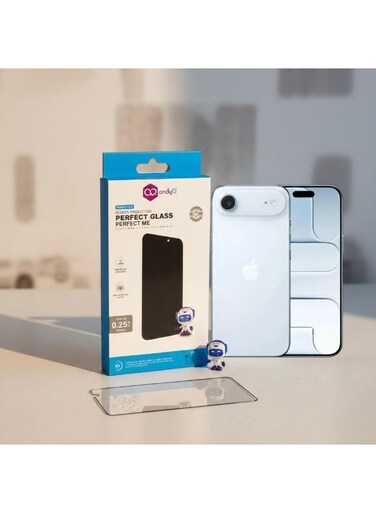 Andy Q Privacy Screen Protector for iPhone 17 Air &ndash; Anti-Spy Tempered Glass, Full Coverage, HD Front View, Scratch &amp; Fingerprint Resistant