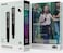 Green Lion Wireless Dual Cordless Dynamic Microphones with 800mAh Battery Capacity, Rechargeable Lithium Battery, Type-C Charging Port, 2-5 Hours Working Time, LCD Display, Plug &amp; Play - Black