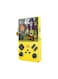 PORODO Gaming 4" Square Display Retro Handheld Game Console, 4000mAh Lithium Polymer Battery, 10 Hours Battery Life, 1GB RAM, Quad-Core Performance, Multi-System Support - Yellow