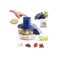 Electric Grape &amp; Garlic Peeling Machine, Rechargeable Multifunctional Kitchen Peeler (blue 1 set)