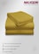 MAXQON Fitted Bed Sheet +2Pcs Pillow Covers, Queen Size 150x200+20cm, Color Gold