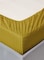 MAXQON Fitted Bed Sheet +2Pcs Pillow Covers, Queen Size 150x200+20cm, Color Gold
