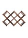 Bottle Holder Rack Brown 13centimeter