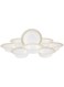 Rosymoment Plastic Bowls - Set of 10 Pieces,White