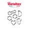 Metaltex 6-Piece Cookie Cutter Set &ndash; Stainless Steel, Assorted Shapes for Baking &amp; Crafts