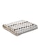 Baby &amp; Kids Lightweight Super Soft Cream Microfiber Blanket with Blue-Grey Zigzag design, Size 130x100cm