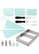 19-Piece Cake Decorating Kit - Professional Baking Tools with Icing Tips, Piping Bags, Smoother &amp; Nozzles, Complete DIY Pastry Supplies Set