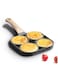 egg pan, medical stone non-stick frying pan, compatible with all heat sources (3-inch eggs)