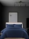 Single Size 4-Piece Duvet Cover Bedding Set &acirc;&euro;&ldquo; Duvet Cover(150x200cm), Fitted Sheet(120x200+20cm) &amp; 2 Pillowcases(53x75cm),color - Navy Blue
