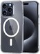 Muzz for Iphone 15 Pro Case, Magsafe Phone Case Supports Magnetic Wireless Charging, Shockproof Military-Grade Protection, Scratch-Resistant Back, Classic Hybrid Cover for Iphone 15 Pro Clear