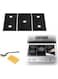 3Pcs Stove Covers Stove Protectors for Gas Range(0.4 mm Thick), Extra Long 32" Wider Stove Burner Covers for Gas Stove Top, Reusable Non-Stick Washable Stove Guard Heat Resistant Protectors (round)