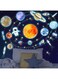 Glow in The Dark Planets and Stars Wall Decals, Fluorescent Solar System Wall Stickers for Kids Boys, Luminous Astronaut Stickers Wall Solar System Decoration for Baby Bedroom Nursery Living Room