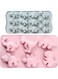Azonee Jello Mold Dinosaur, 2Pcs Food Grade Silicone Molds, 3D Dinosaur Cavity Candy Molds Suitable for Kid DIY Chocolate Cookies Pudding Jelly Candy Ice Cube Cake Decorations Tools