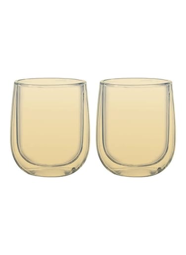 Neoflam Borosilicate Double Wall 2Pcs Glass Mug Set 250Ml