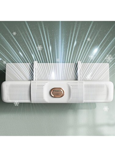 AnnuoYi Air Conditioner Deflector,Adjustable Telescopic Air Cooled Baffle,Anti Direct Blowing Anti Blast Anti-Condensation Wind Deflector.