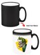 Color Changing Heat Sensitive Ceramic Mug, Image Revealed When HOT Liquid is Added! Joker face