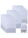 15-Piece Non-Woven Dust Proof Travel Shoe Bags White 32x44cm