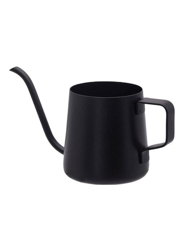 Narrow Hanging Ear Coffee Pot Black 16.4x7x7.2cm