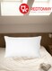 Comfortable Stripe Hotel Pillow Microfiber 50x70cm Made in Uae