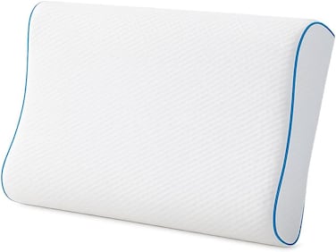 Home Contoured Sleep Pillow &acirc;&euro;&ldquo; Cervical Memory Foam Pillow for Neck &amp; Shoulder Pain Relief