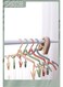 8 Pcs Travel Hangers with Clips- Cruise Ship Essentials Portable Folding Clothes Hangers Travel Accessories Foldable Clothes Drying Rack for Travel