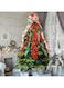 MUMOO BEAR Christmas Tree Topper Bow Large Red Bow Ornaments Christmas Decoration Bow with Printed Ribbon for Family, Wedding, Birthday Party, Indoor Outdoor Home Xmas Tree Decor (Bow)