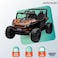 Lovely Baby Powered Riding Jeep for Kids LB 5151, Battery Operated Power Truck with Remote-Control, Light, Music, Best Gift for children 1-4 Yrs - Brown