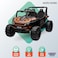 Lovely Baby Powered Riding Jeep for Kids LB 5151, Battery Operated Power Truck with Remote-Control, Light, Music, Best Gift for children 1-4 Yrs - Brown