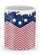 Premium Stars And Stripes Designer Mug Red/Blue/White
