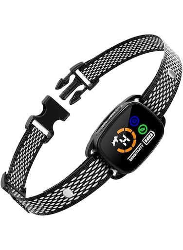 NALACAL Bark Collar, for Small/Medium Dogs, No Shock Small Dog Bark Collar, Rechargeable Shockless Smart Anti Barking Collar with 6 Adjustable Sensitivity Beep Vibration for Small Medium Dogs(1 Pack)