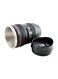 Camera Lens Shaped Thermal Mug Black Standard