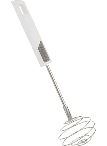 Egg Whip, White [PR54523], Stainless Steel White 2.2x25.8x8cm