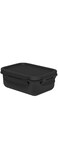 OU Bicolor Mini Hermetic Lunch Box, 380 ml Capacity, Black