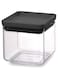 Brabantia Tasty+ Square Canister, Dark Grey, 0.7 L