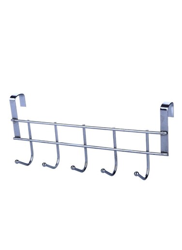 1-Pack Over Door Hooks, Black/White, Short/Long, Heavy-Duty Over Door Hanger, Classic Door Back Hanger