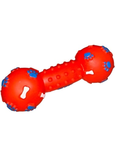 Eco friendly Safety Vinyl Pet Toys Dumbbell Style Dog Chew Ball Toys