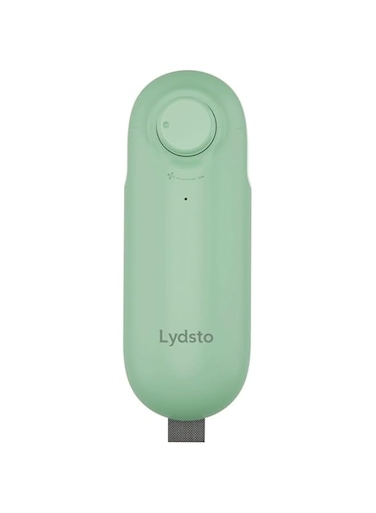 Lydsto Portable Mini Food Sealer Machine Handheld Food Sealer Device Lightweight Adhesive Press Tool Fast Heating Multifunctional Bag Sealer &amp; Cutter Double A Battery Edition Heat S- Green