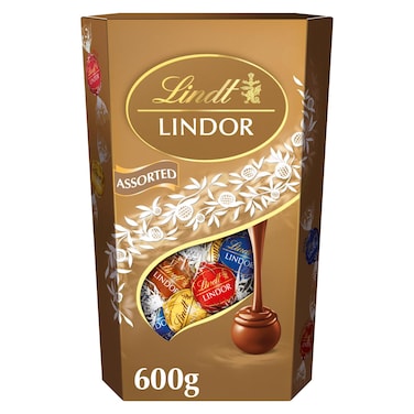 Lindt Lindor Assorted Truffles Balls Cornet, 600g