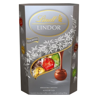 ليندت ليندور ترافل شوكولاته متنوعة فضي، 337 غرام