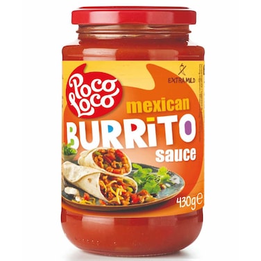 Poco Loco Extra Mild Mexican Burrito Sauce, 430g