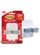 Command Broom Gripper,1 Hook and 2 Strips,Self Adhesive,Damage Free Walls, Holds 1.8kg,White