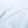 S925 Sterling Silver Platinum-Plated Snake Bone Basic Necklace, Spec: S Thickness 0.08cm