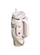 Day Quencher Carry All for 30 oz Tumbler with Handle, Crossbody Bag with Phone Holder Pocket, Card Sleeve and Detachable Strap, Water Bottle Carrier Bag, Pink